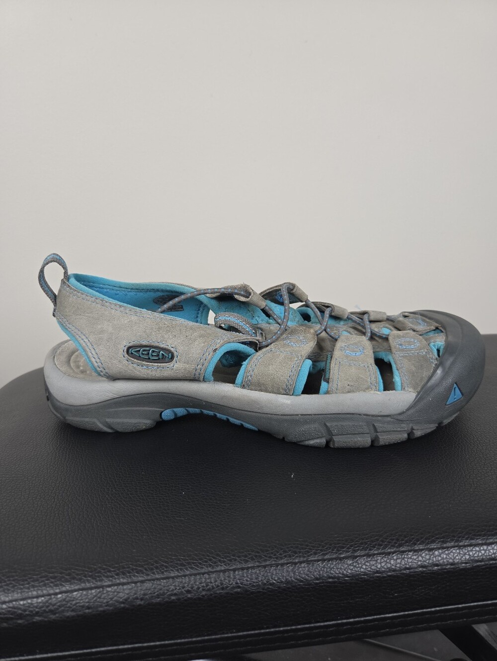 Keen Women's Grey and Turquoise Closed-Toe Sport Sandal